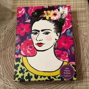 Simply Fridah 500 piece Puzzle by Casey Krimmel 18x24 inch puzzle . EUC!